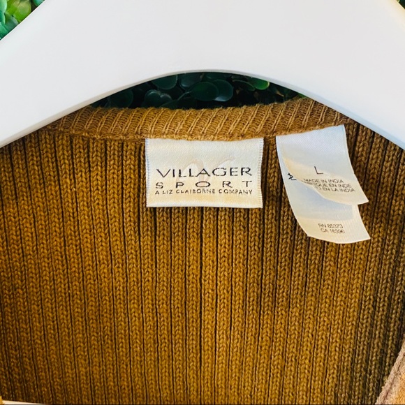 On Trend Vintage Genuine Suede Brown Zip-up Vest - Picture 13 of 14